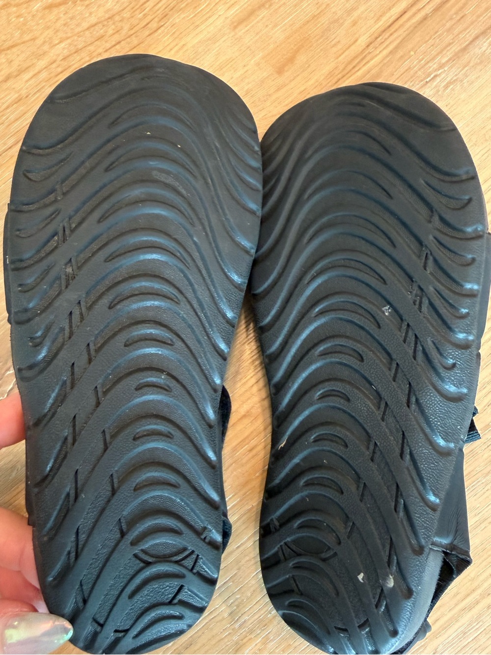 Nike Sunray Protect 2 Black Toddler Sandals 13C - Picture 4 of 5